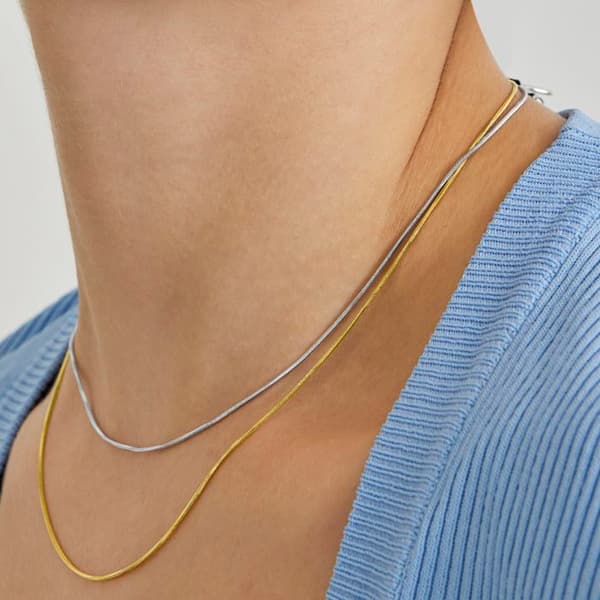 Collier Luxenter 18 karaatin keltakultapinnalla - Nesil