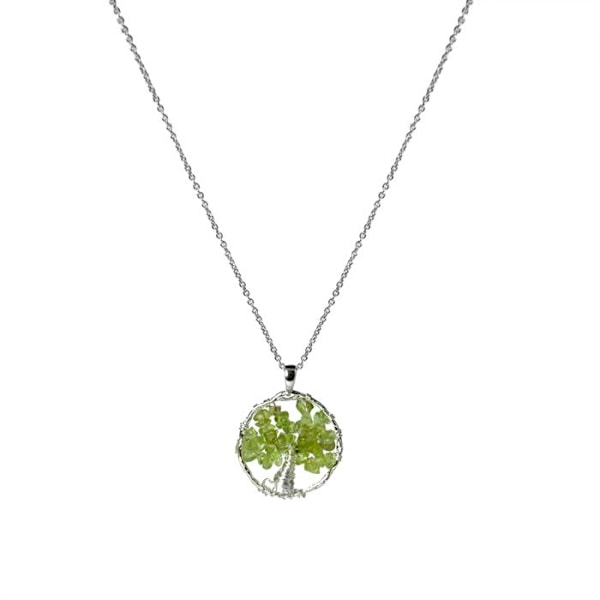 Collier - Budleia - Alliage - Rhodié - One size - Grön Grön