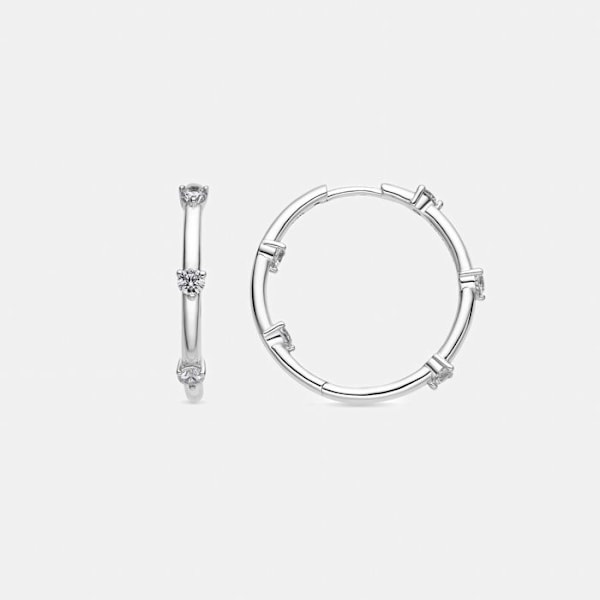 Øreringe - Luxenter - Rajib - Sølv 925 - Zirkonium - Rhodium-belagt