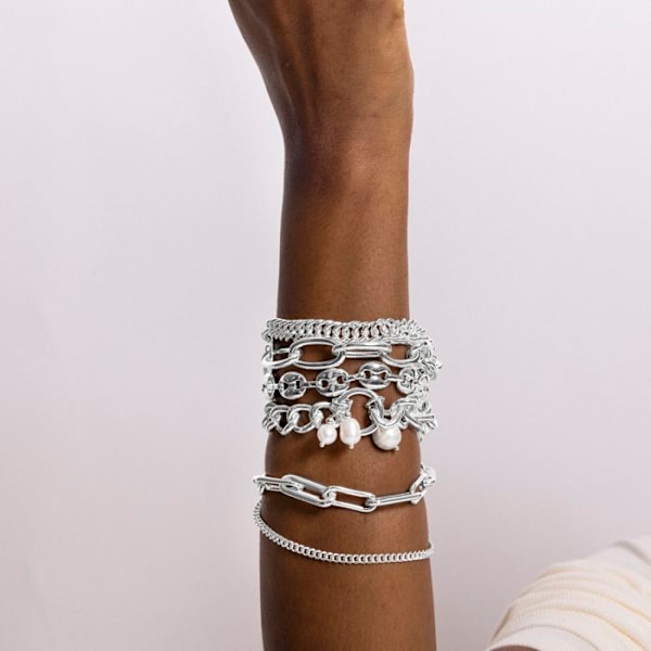 Armband - Luxenter - Invak - Rhodium-finish - Längd 16 cm - Förlängning 3 cm