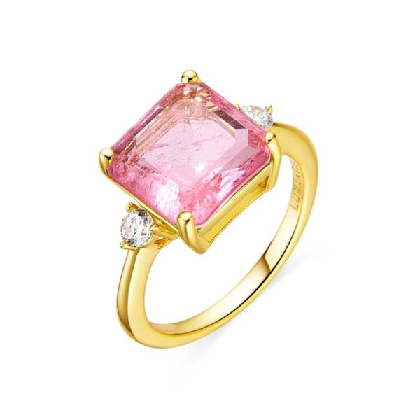 Bling - Luxenter - Ryox - Silver 925 - Guld 18k - Rosa zirkon rosa 12
