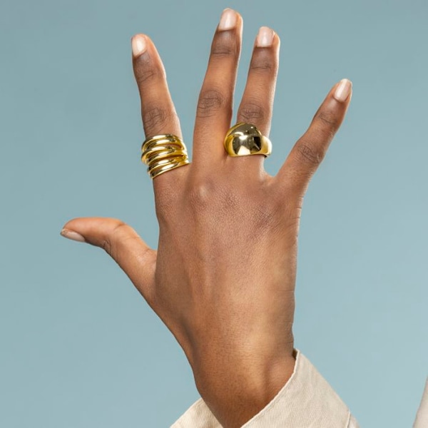 Ring - Luxenter - Idril - Guld 18 karat - Metalllegering - Dam Guld 16