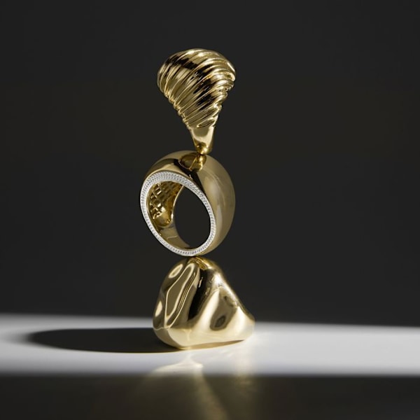 Ring - Luxenter - Eharbel - 18 karat guld - Metallblandning - Kvinna Guld 14