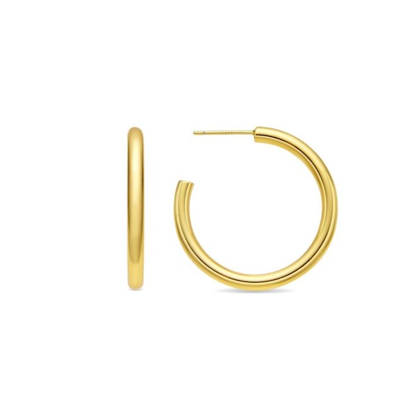 Örhängen - Luxenter - Hudak - Gult guld 18 karat - Metalllegering - Zirkonium gyllene
