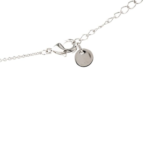 Collier - Adak - Legering - Rhodium - Onyx - One size - Sort Svart