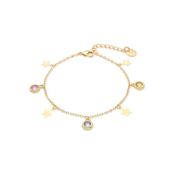 Armband - Luxenter - Sunah - Flerfärgat zirkon - 18K gult guld - Kvinna Flerfärgad