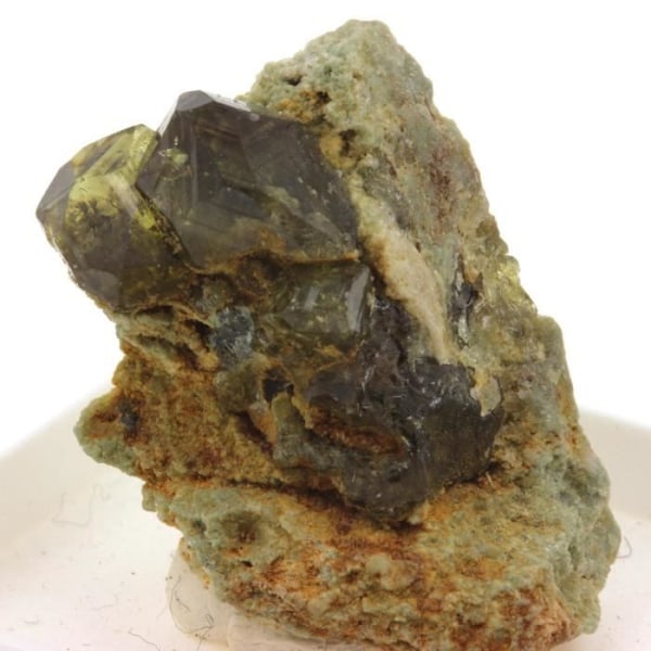 Sten-granat Andradite Topazolite. 40,0 øre. Antetezambato, Madagaskar