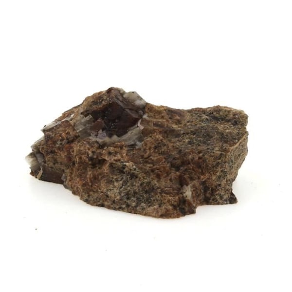 Sten-Grossular katalansk granat-Andradite. 261,9 cent. Pyrenéerna-Orientales, Frankrike