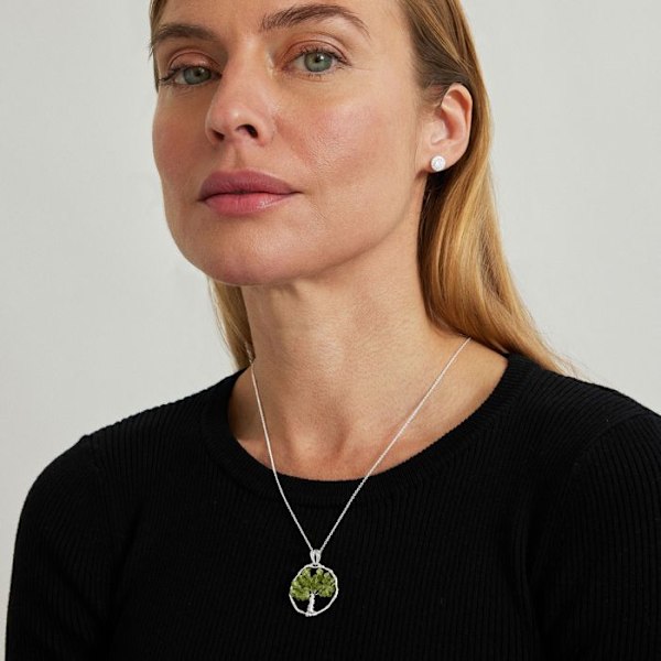 Collier - Budleia - Alliage - Rhodié - One size - Grön Grön