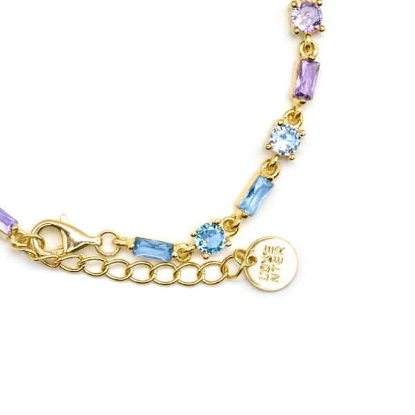 Armband - Luxenter - Morae - Silver 925 - Guld 18k - Flerfärgad zirkon Flerfärgad