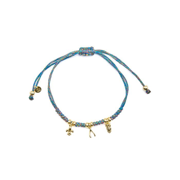 Armbånd - Luxenter - Atlo - Sølv 925 - Guld 18K - Justerbart Gul
