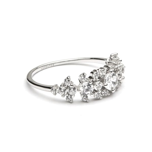 Ring - Kanex - Silver 925 - Brilliant zircon - Rhodium finish - Elegant and sophisticated pengar 14