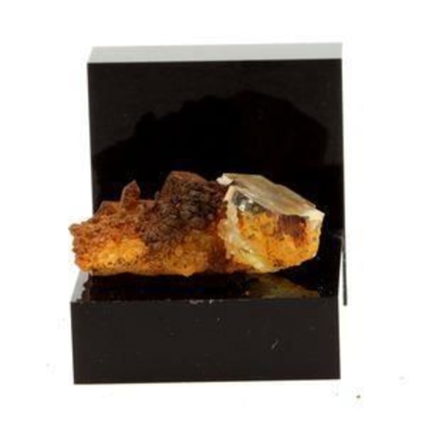 Sten og mineraler. Fluorit + Kvarts. 38,1 ct. Langeac, Haute-Loire, Frankrig. Sjælden.