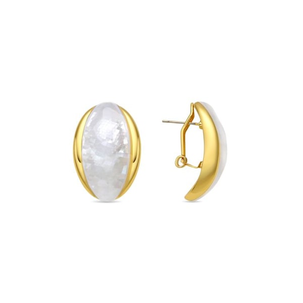 Örhängen - Luxenter - Lingo - 18k Guld - Gyllene - Elegans och originalitet