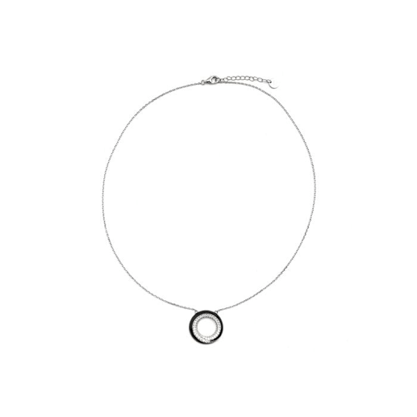 Collier Luxenter i 925 sølv og sort lakeret rhodium - Darkbe Svart
