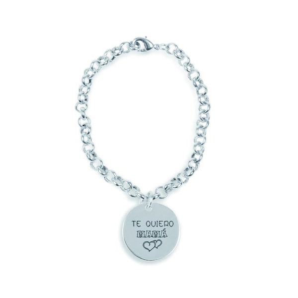 Armband - Mon Soleil - Rhodiumlegering - Universell størrelse - Farge Hvit - Dame Vit