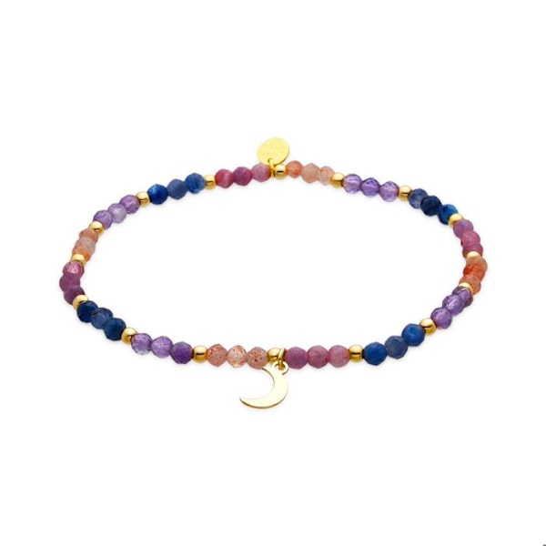 Armbånd - Luxenter - Linshu - Sølv 925 - Guld 18k - Multifarvede krystaller Flerfärgad