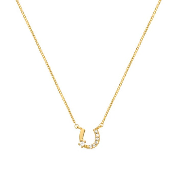 Collier - Nakha - Brilliant Zirconia - Guld 18 karat - Kvinna - Vuxen