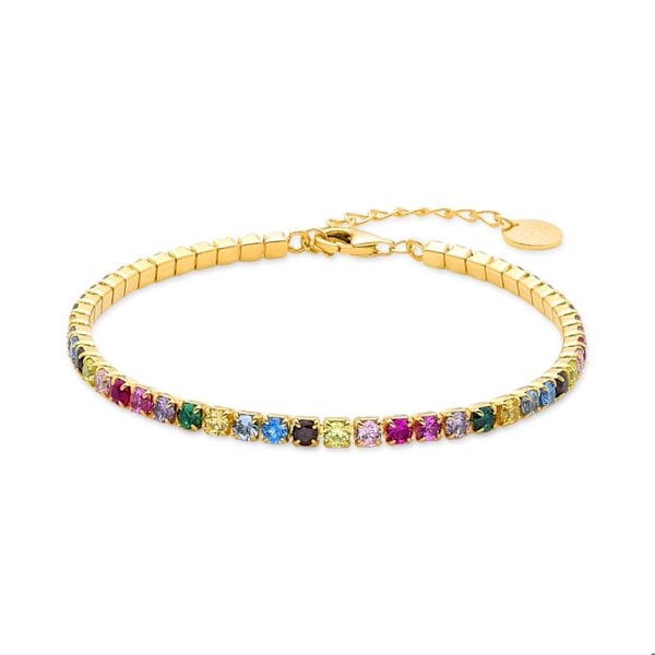 Armbånd - Luxenter - Tahu - Argent 925 - Guld 18K - Multifarvede zirkoner Flerfärgad