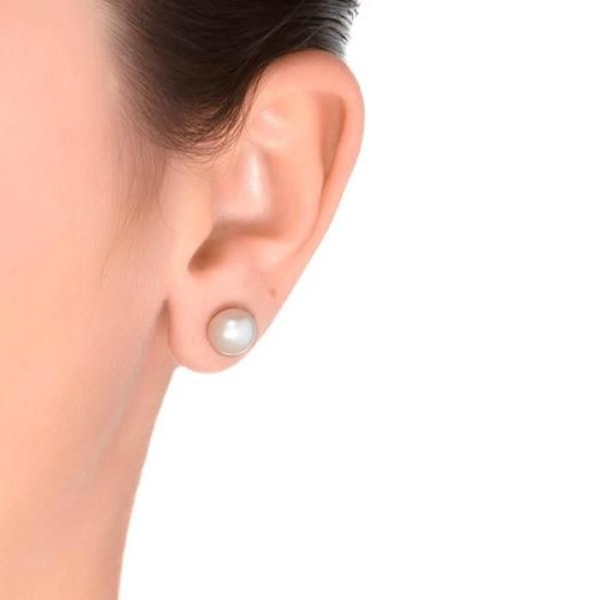 Örhängen - Luxenter - Essential - Silver 925 - Vit pärla - Rhodiumbelagd Vit