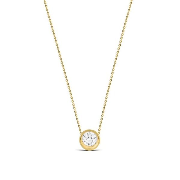 Collier - Luxenter - Imrak - Sølv 925 - Guld 18K - Kubisk zirkon