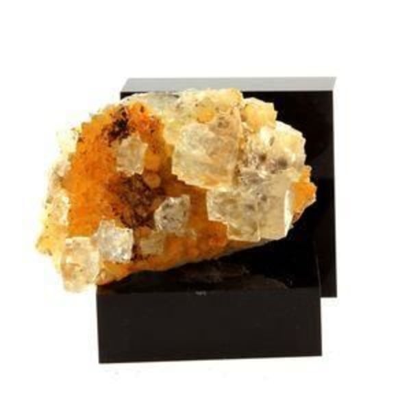 Sten og mineraler. Fluorit + Kvarts. 117,1 ct. Langeac, Haute-Loire, Frankrig. Sjælden.