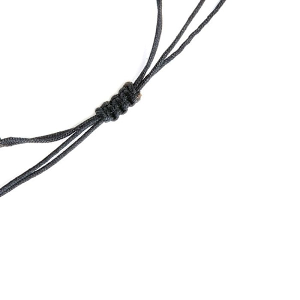 Armbånd Luxenter med sort krystal i 18k guldbelægning - Sagruk Svart