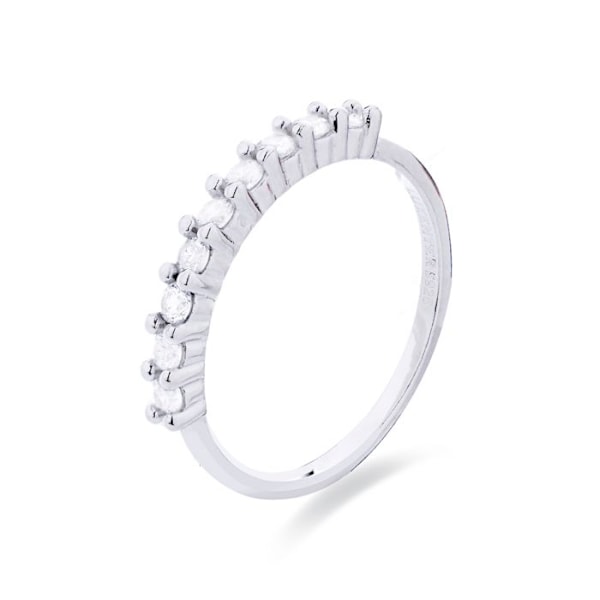 Ring - Luxenter - Reiva - Silver 925 - Cubic Zirconia - Rhodium Plated pengar 16