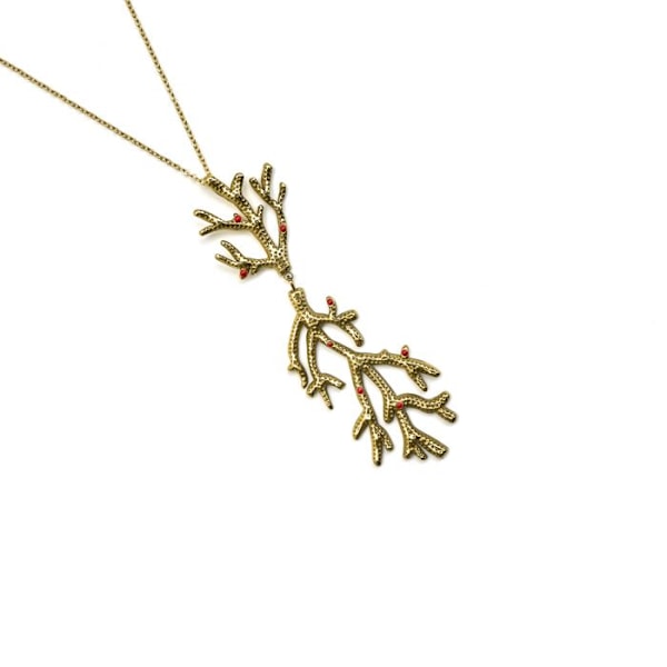 Collier - Luxenter - Ikuzol - Guld 18k - Længde 42 cm - Boho stil