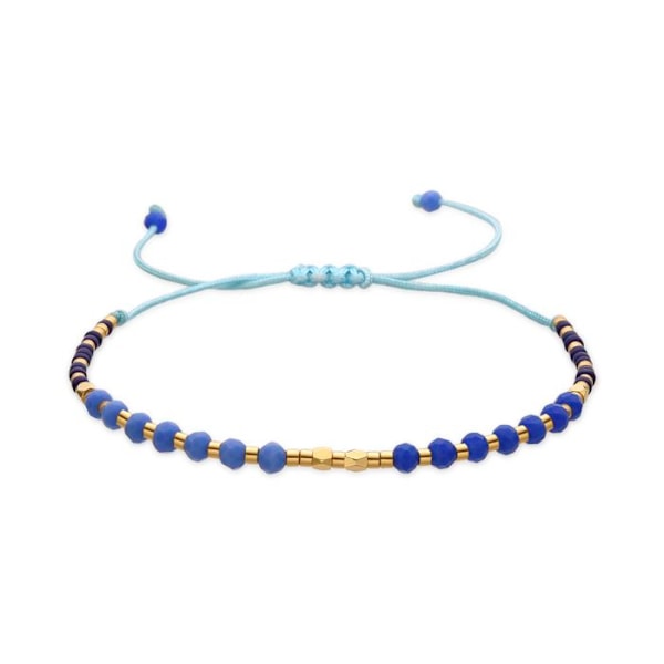 Armband - Luxenter - Anlako - Blått kristall - 18k guldfinish - Boho stil Blå