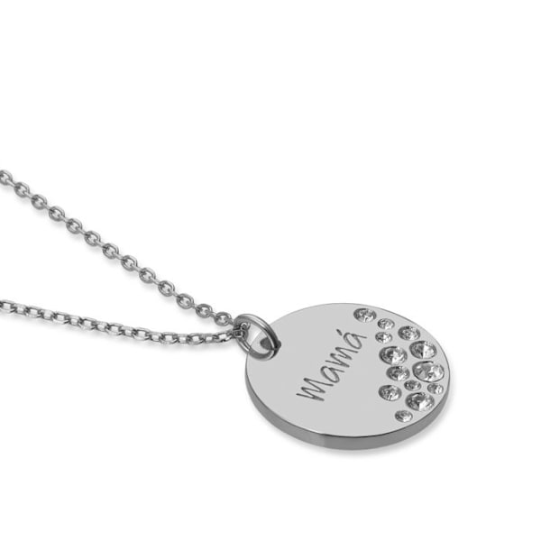 Collier - Luxenter - Äiti - Hopea 925 - Loistavat zirkonit - Rodinoitu