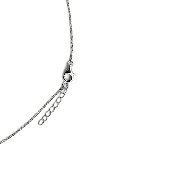 Collier - Luxenter - Siankho - Argent 925 - Zircone rose - 42 cm + 3,5 cm forlængelse Rosa