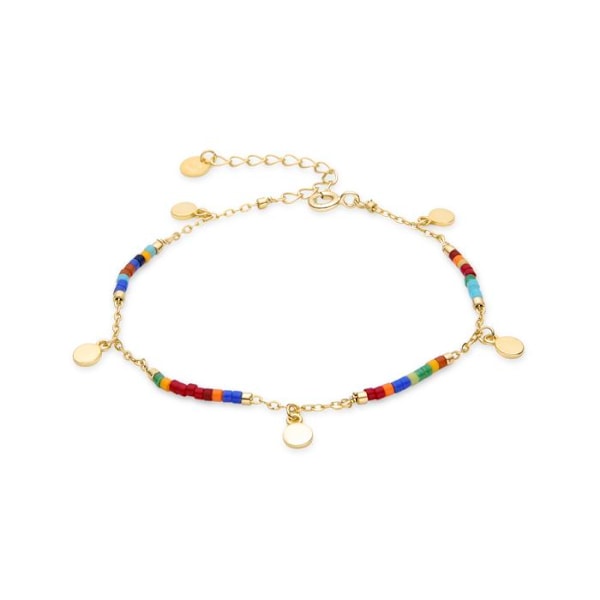 Armband - Luxenter - Mors - Silver 925 - Gult guld 18K - Flerfärgade kristaller Flerfärgad