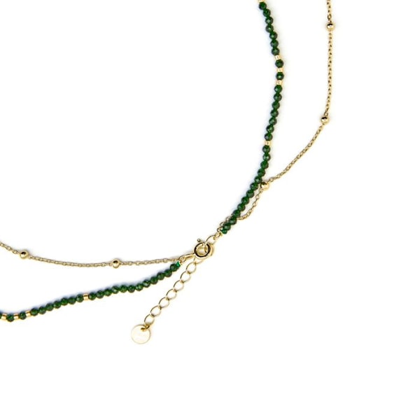 Collier - Luxenter - Mipur - Argent 925 - Zirkon Kubik - 18k Guld Finish
