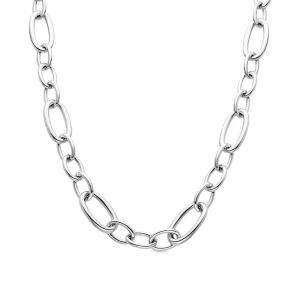 Halsband - Luxenter - Oplie - Rhodiumpläterad - Längd 42 cm - Silverfärgad