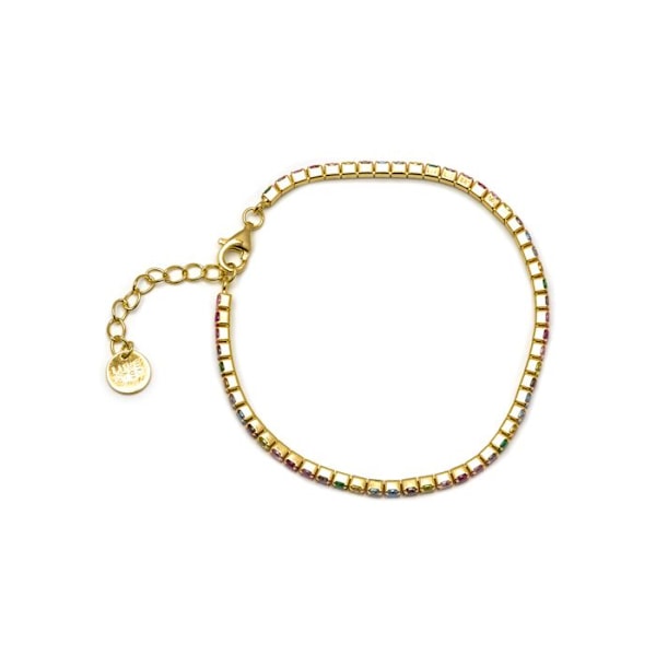 Armbånd - Luxenter - Tahu - Argent 925 - Guld 18K - Multifarvede zirkoner Flerfärgad