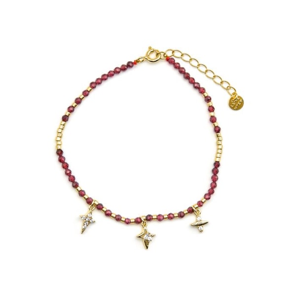 Armbånd - Luxenter - Paila - Argent 925 - Zirconium - Guld 18k gyllene