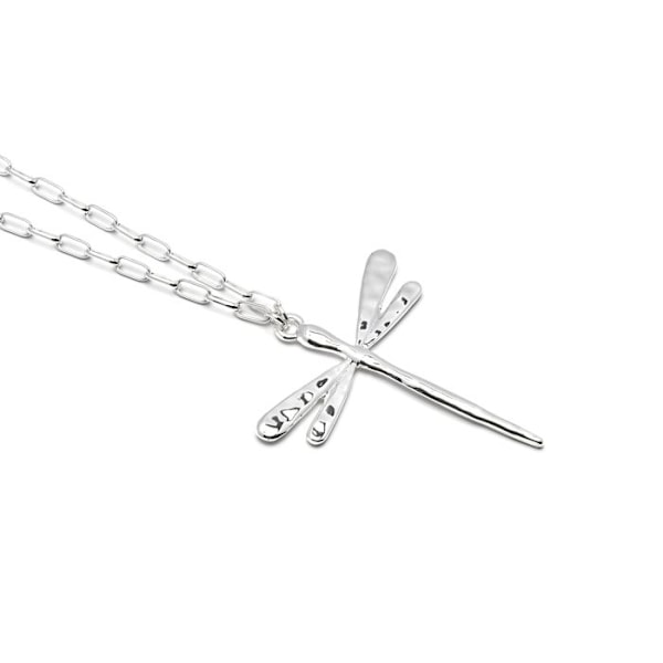 Halsband - Luxenter - Kapox - Rhodiumpläterad - 80 cm + 5 cm förlängning - Silverfärgad