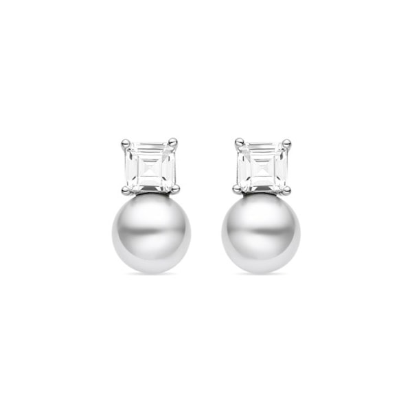 Örhängen - Luxenter - Rador - Sterling silver 925 - Kubisk zirkon - Rhodiumpläterad