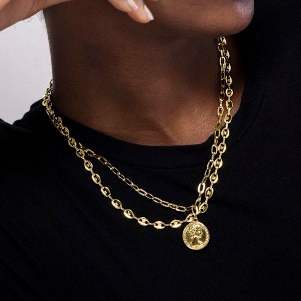 Collier Luxenter i 18 karat gult guld - Takson