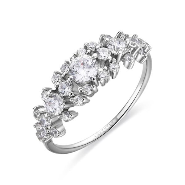Ring - Kanex - Silver 925 - Brilliant zircon - Rhodium finish - Elegant and sophisticated pengar 14