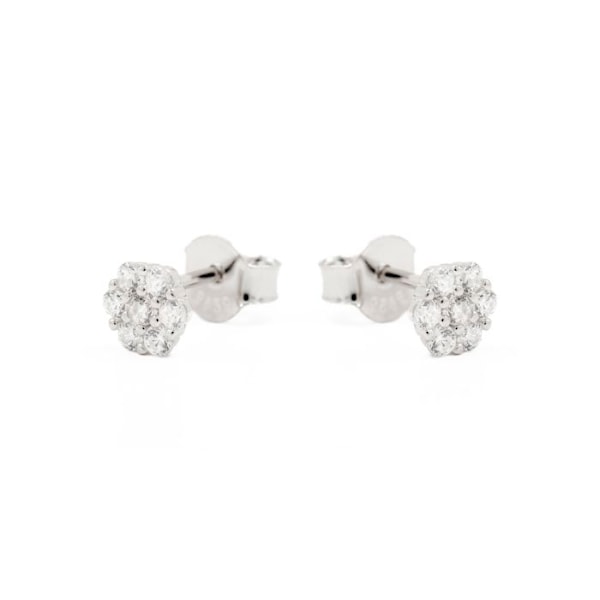 Øreringe - Luxenter - Oris - Sølv 925 - Zirconium - Rhodium-belagt