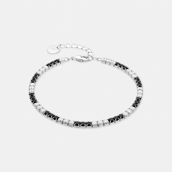 Armbånd - Luxenter - Tahu - Sølv 925 - Zircon Onyx - Rhodiumbelægning