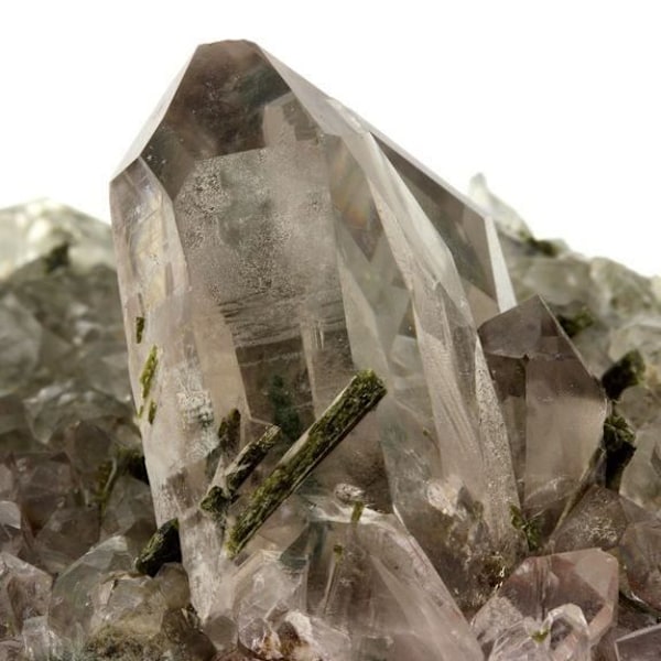 Sten og mineraler. Kvarts + Epidot. 1060,0 ct. Caetité, Bahia, Brasilien.