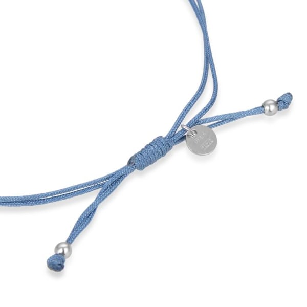 Armband - Min Sol - Silver 925 - Blå Agat - One size - Dam Blå