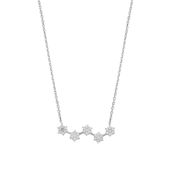 Collier - Luxenter - Rani - Silver 925 - Briljanta zirkoner - Rhodiumpläterad