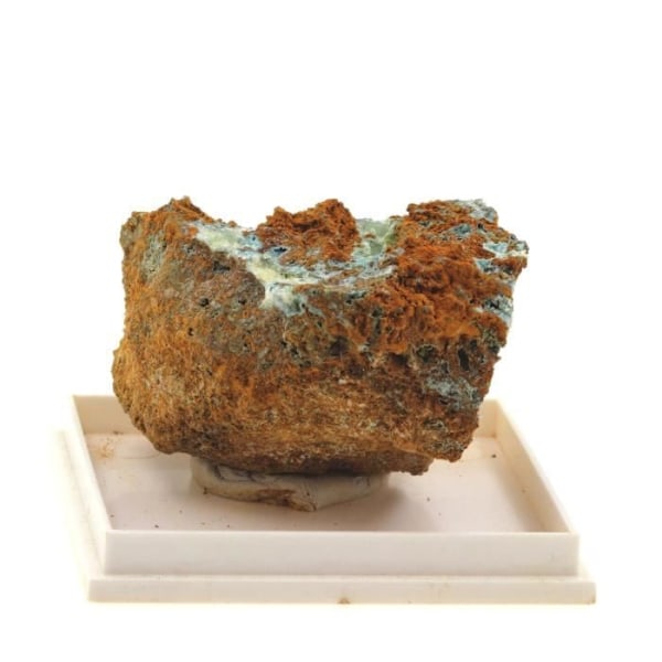 Sten-Senegalite på turkis. 228,9 cent. Mount Kouroudiako, Senegal, Afrika