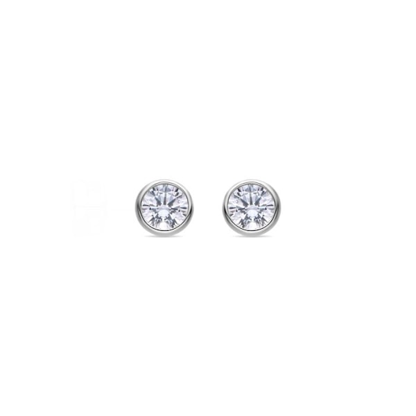 Örhängen - Redder - 925 Sterling silver - Zirkon kubisk - Rodierad - 6mm