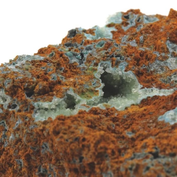 Sten-Senegalite på turkis. 228,9 cent. Mount Kouroudiako, Senegal, Afrika