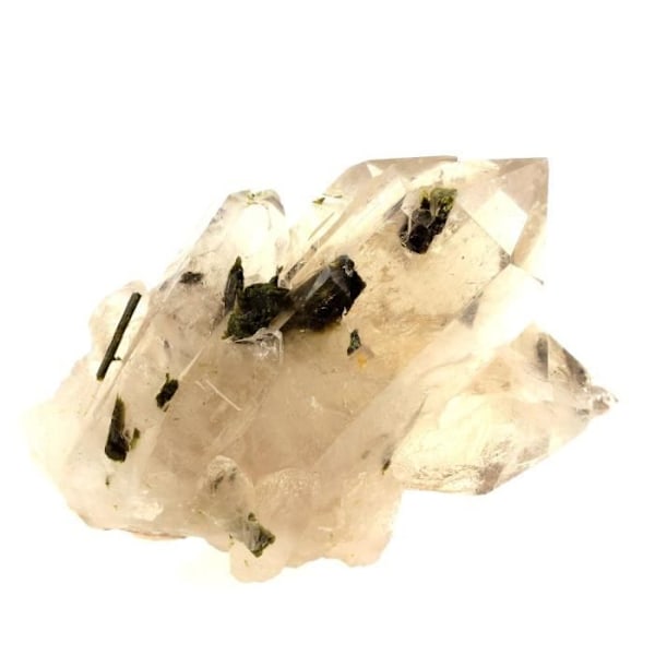 Sten og mineraler. Kvarts + Epidot. 1825,0 ct. Caetité, Bahia, Brasilien.